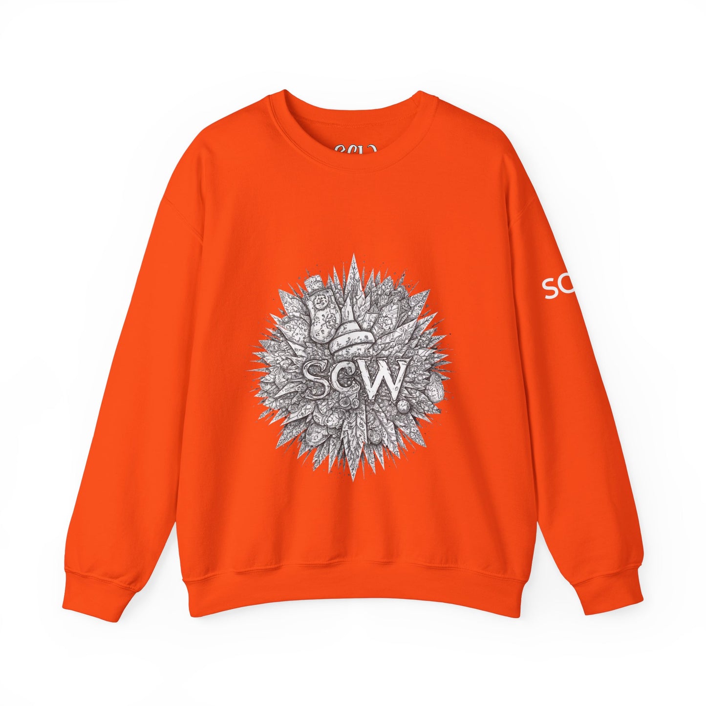 Crewneck Sweatshirt Festive B&W