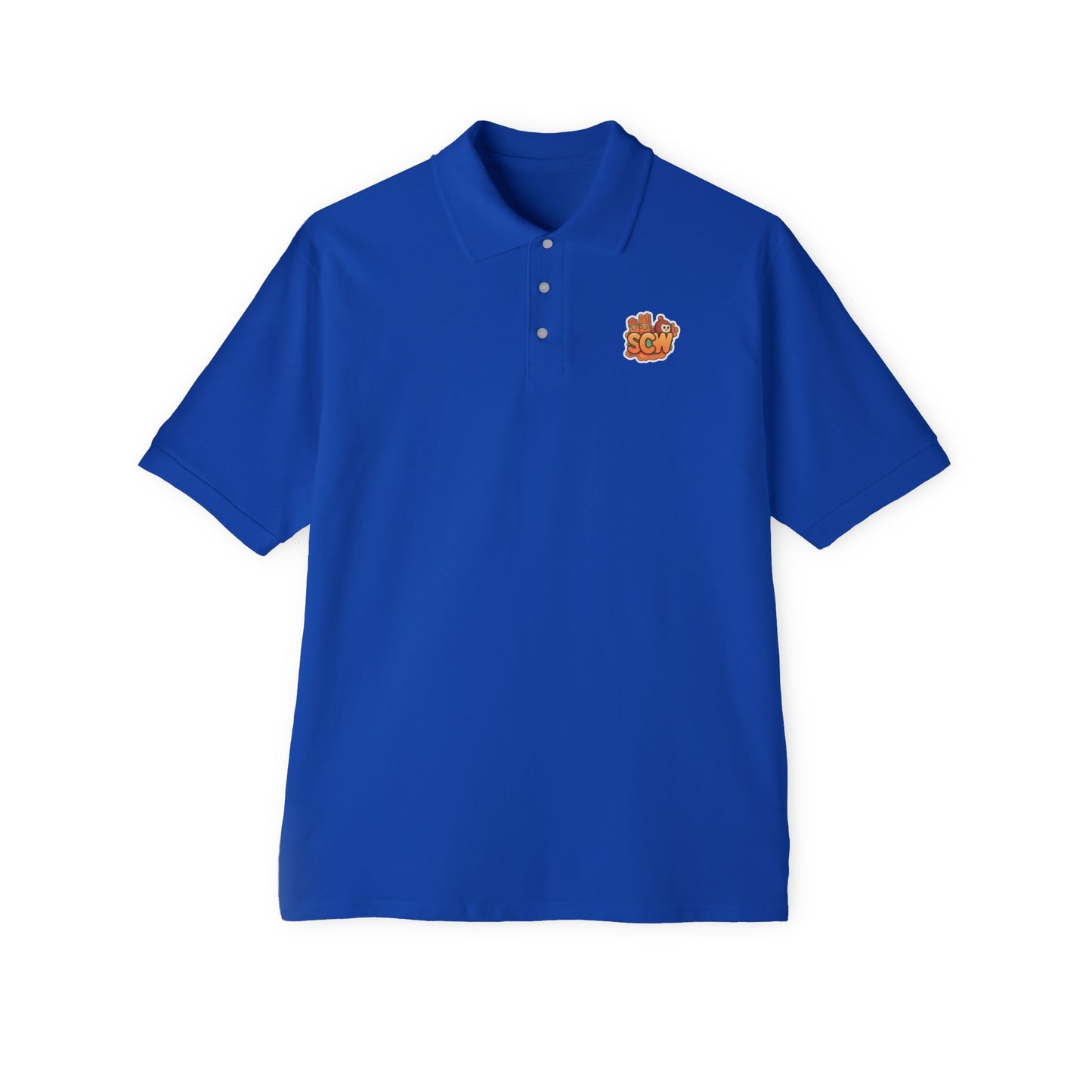 "Stickered 2.0" Men's Piqué Polo