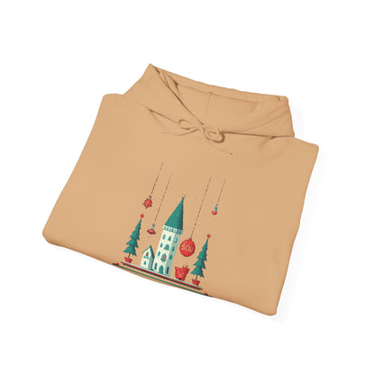 Hooded Sweatshirt Festive Castle