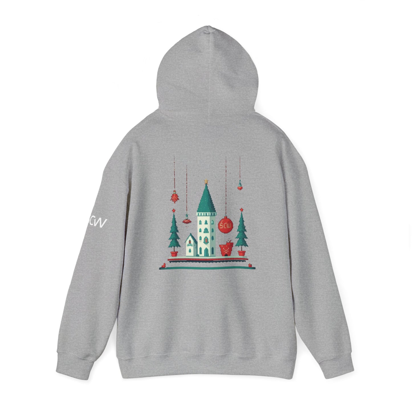 Hooded Sweatshirt Festive Castle