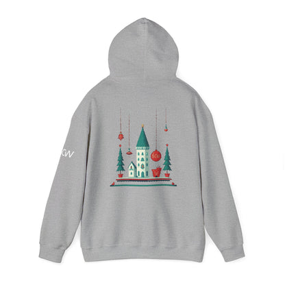 Hooded Sweatshirt Festive Castle