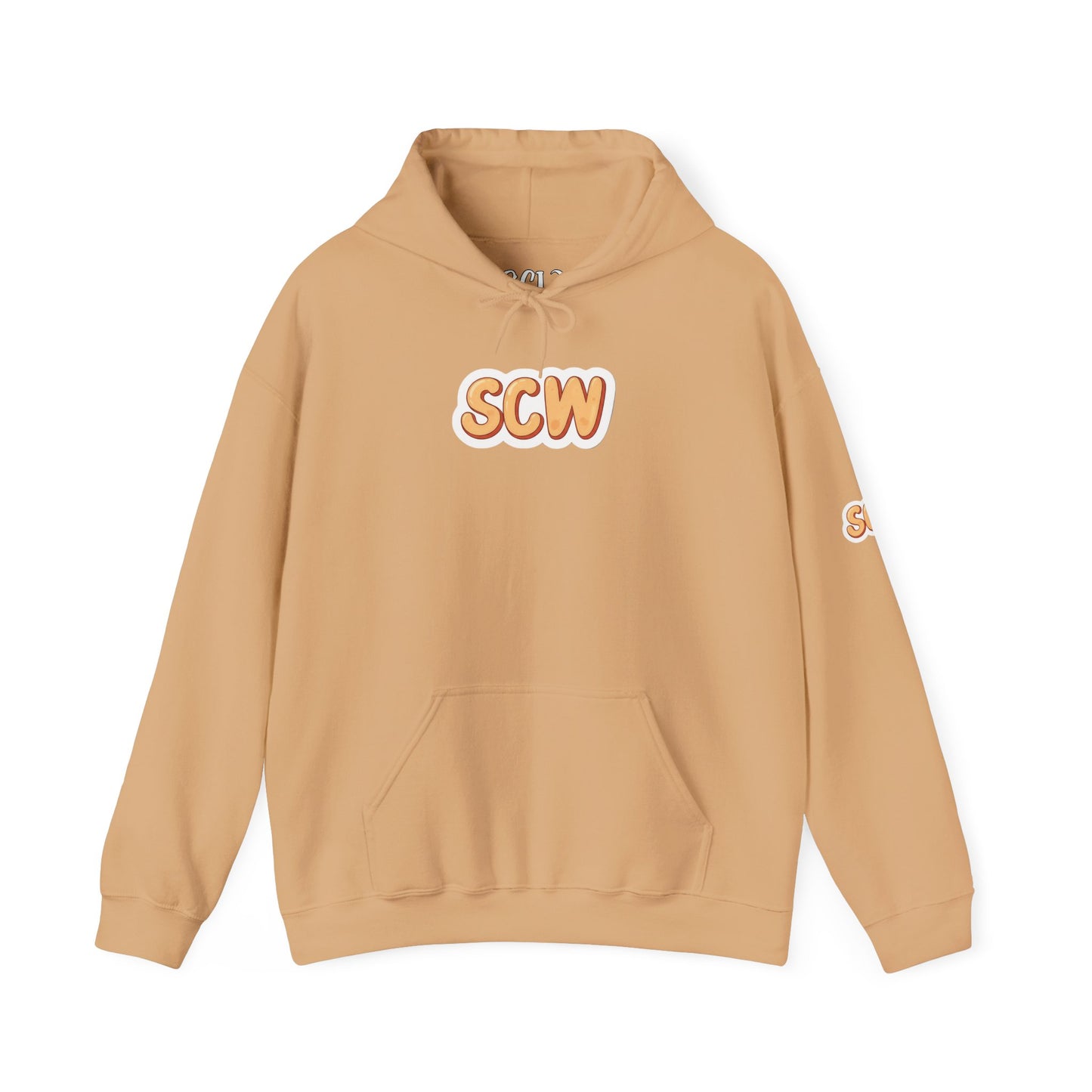 "Stickered" Hooded Sweatshirt