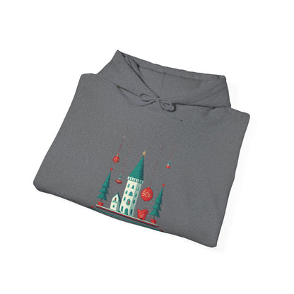 Hooded Sweatshirt Festive Castle