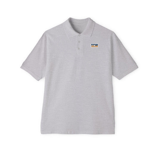 "Stickered 4.0" Men's Piqué Polo