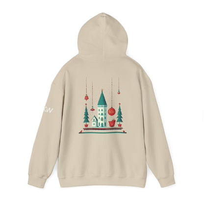 Hooded Sweatshirt Festive Castle