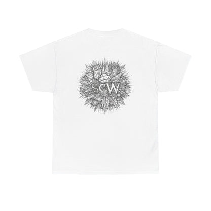 Basic Tee Festive B&W