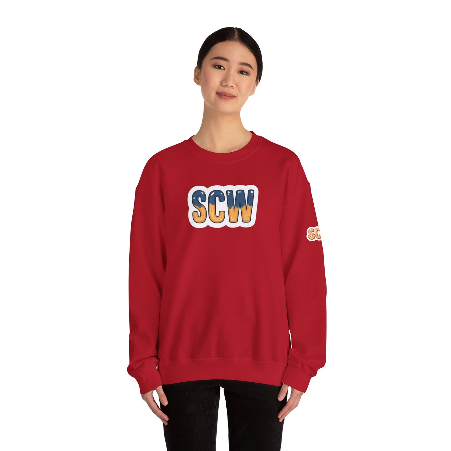 "Stickered 4.0" Crewneck Sweatshirt