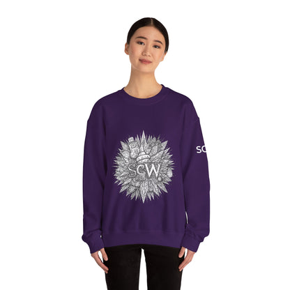 Crewneck Sweatshirt Festive B&W