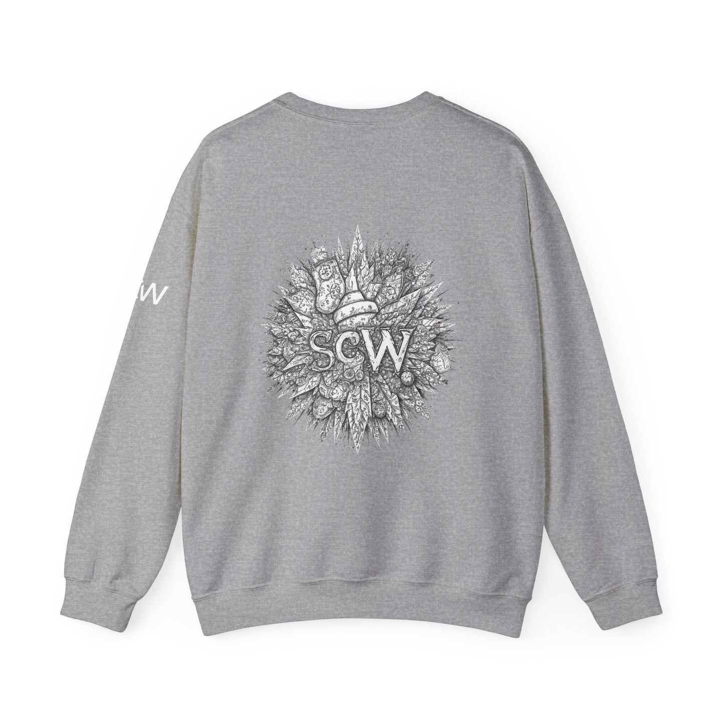 Crewneck Sweatshirt Festive B&W