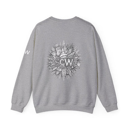 Crewneck Sweatshirt Festive B&W