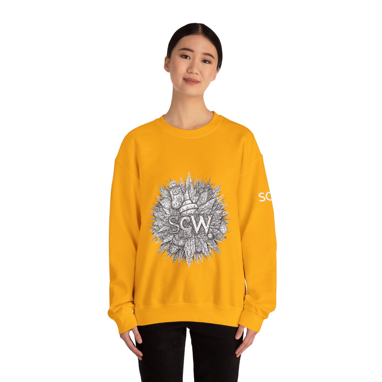 Crewneck Sweatshirt Festive B&W