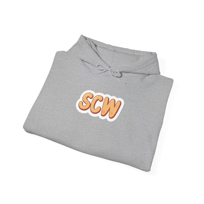 "Stickered" Hooded Sweatshirt