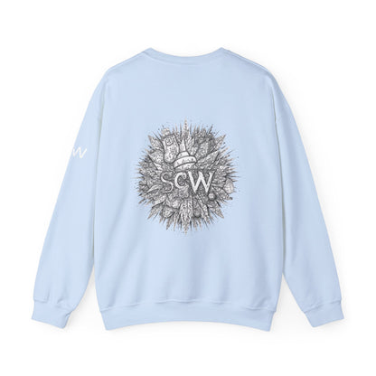 Crewneck Sweatshirt Festive B&W