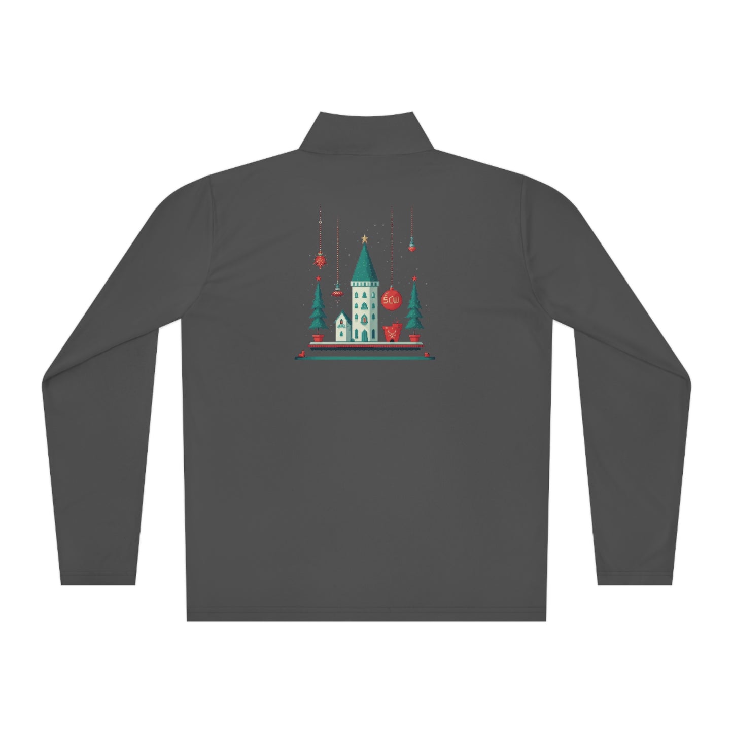 Quarter-Zip Pullover Festive Castle