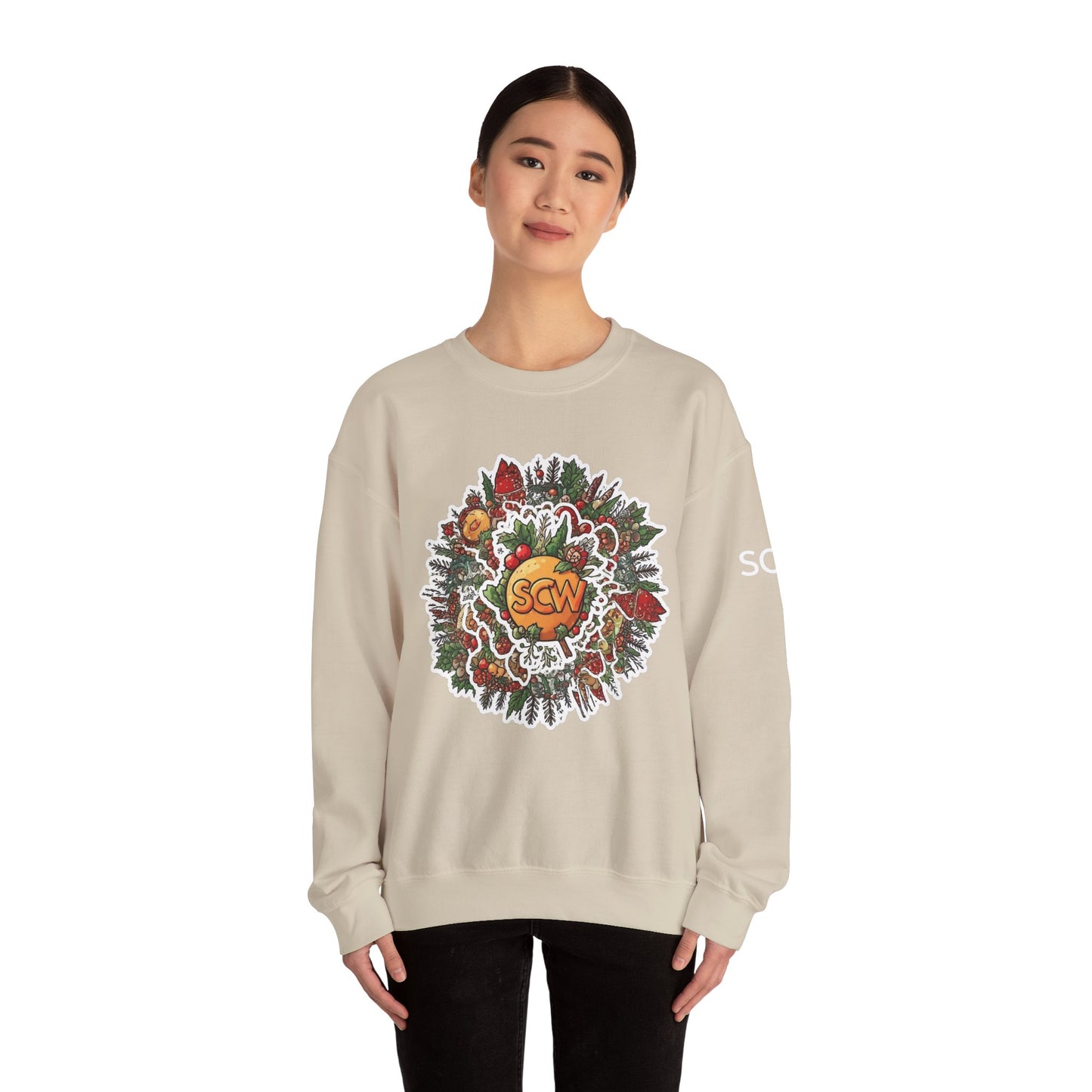 Sweatshirt Festive Mistletoe