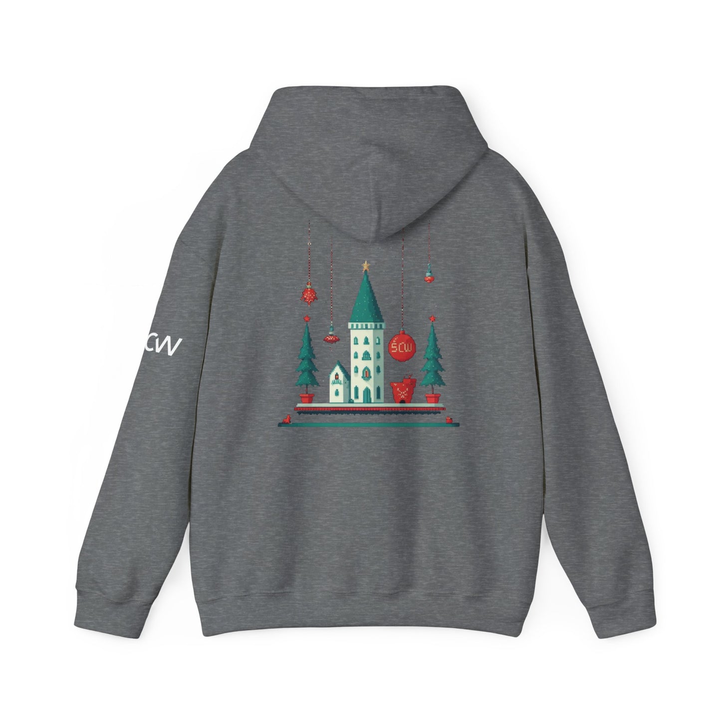 Hooded Sweatshirt Festive Castle