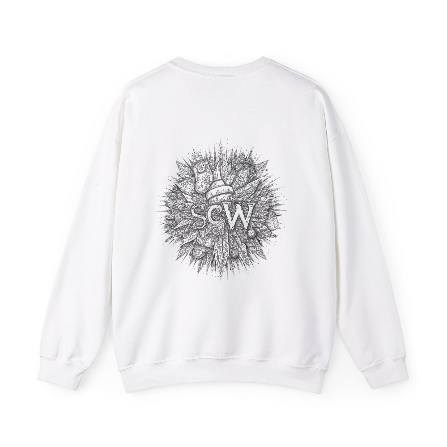 Crewneck Sweatshirt Festive B&W