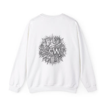 Crewneck Sweatshirt Festive B&W