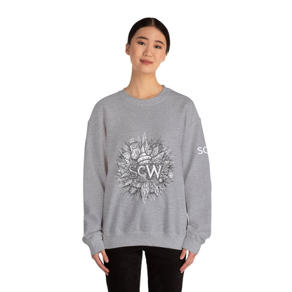 Crewneck Sweatshirt Festive B&W