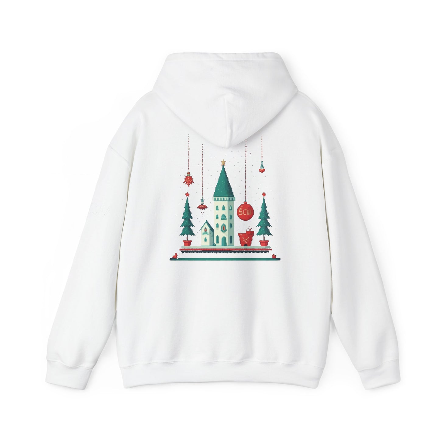 Hooded Sweatshirt Festive Castle