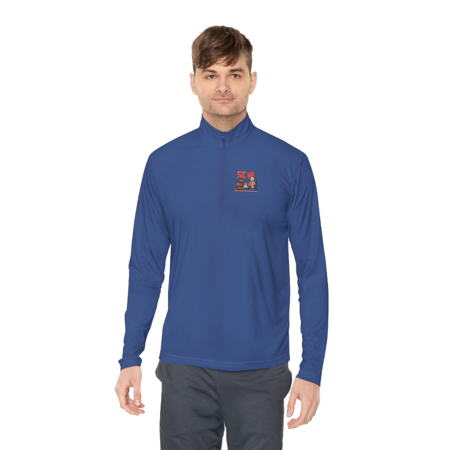 Quarter-Zip Pullover Festive Ready