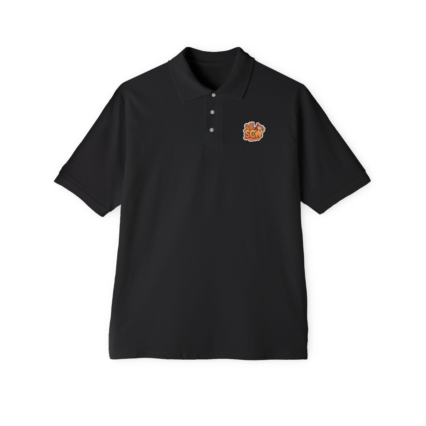 "Stickered 2.0" Men's Piqué Polo