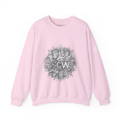 Crewneck Sweatshirt Festive B&W