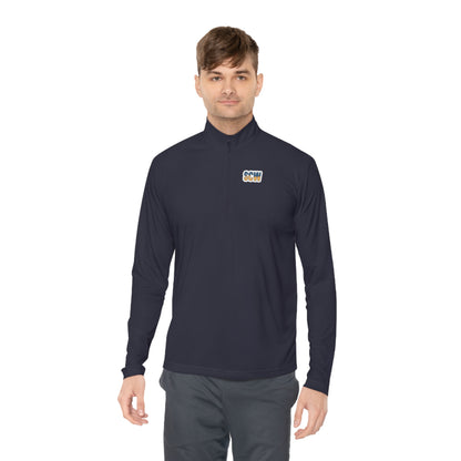 "Stickered 4.0" Quarter-Zip Pullover