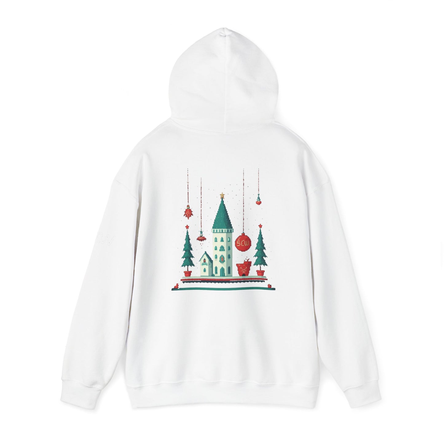 Hooded Sweatshirt Festive Castle