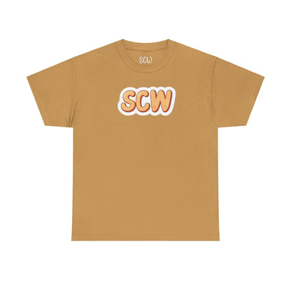 "Stickered" Basic Tee