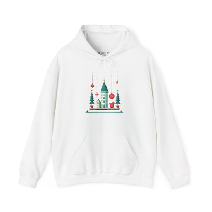 Hooded Sweatshirt Festive Castle