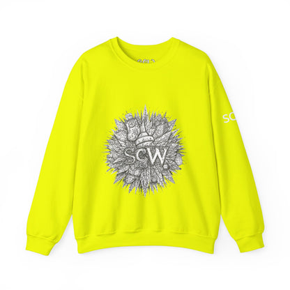 Crewneck Sweatshirt Festive B&W