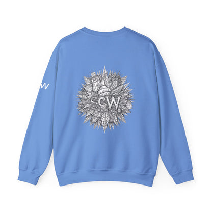 Crewneck Sweatshirt Festive B&W