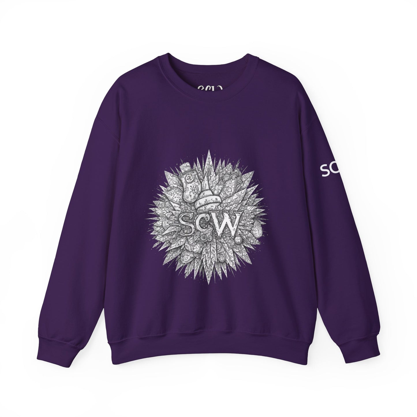 Crewneck Sweatshirt Festive B&W