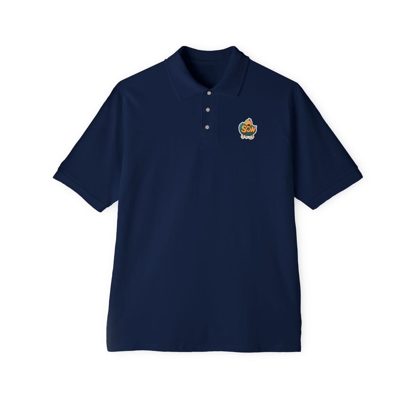 "Stickered 3.0" Men's Piqué Polo