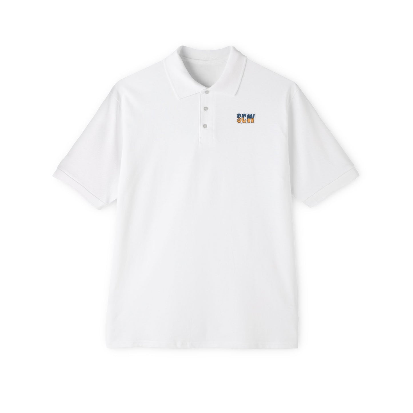 "Stickered 4.0" Men's Piqué Polo