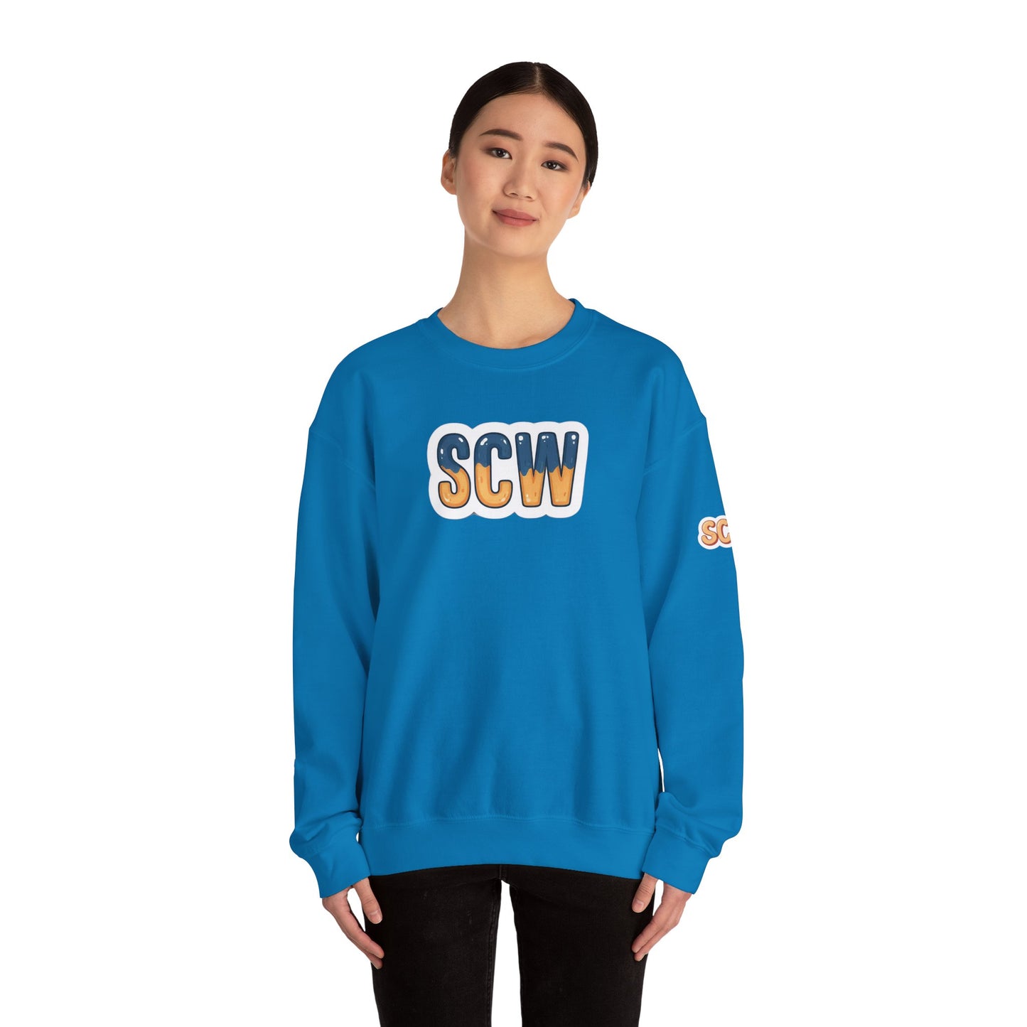 "Stickered 4.0" Crewneck Sweatshirt