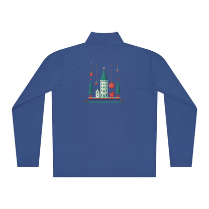 Quarter-Zip Pullover Festive Castle